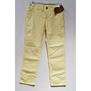 $174 TRUE RELIGION  JEANS Daffodil YELLOW Jordan BOYFRIEND Button Fly PANTS (26)